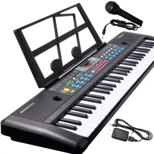 Đàn Piano Cho Bé Kèm Mic Hát – Đàn Điện Tử 61 Phím Size To Nhiều Chức Năng