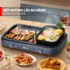 Nồi Lẩu Nướng 2 Trong 1 Bear DKL-C16C1 – Đa Năng, Tiện Lợi Cho Gia Đình